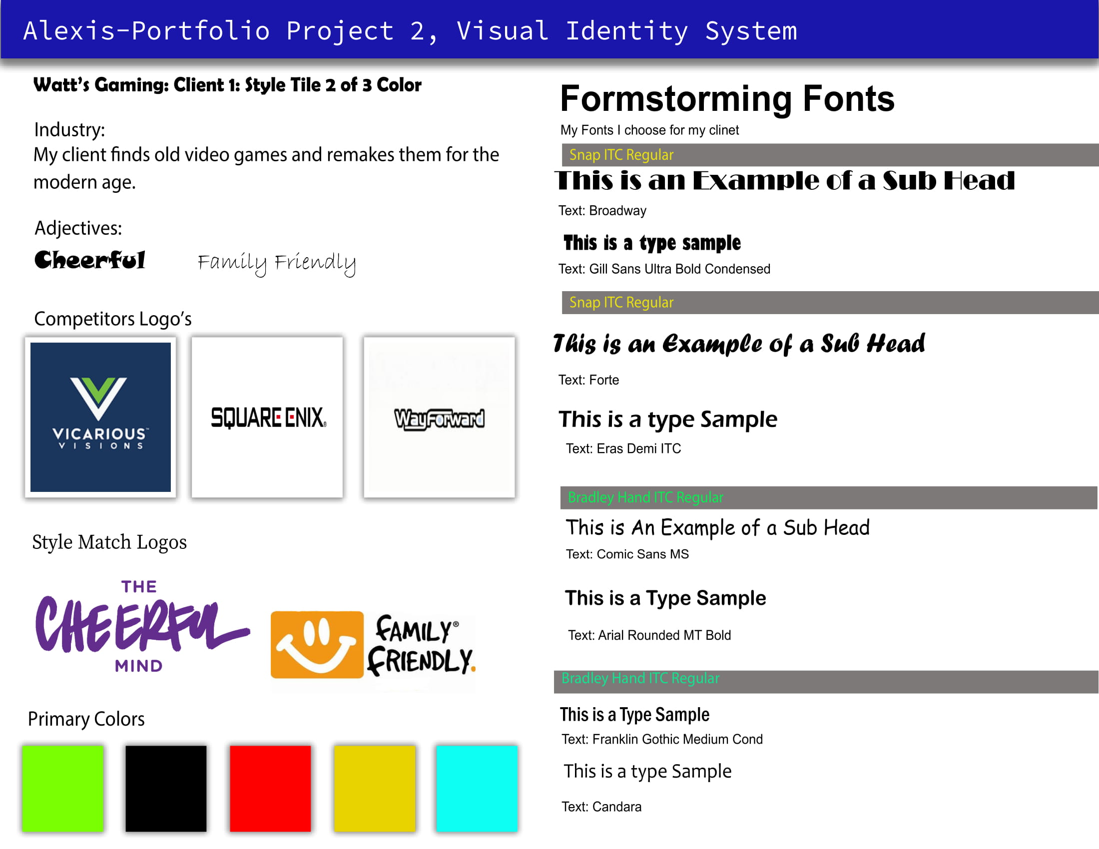 Watt's Gaming Style Tile 2